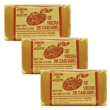 3x Jabon de Aceite de Vibora de Cascabel RattleSnake Soap Treatment Skin 4.93 oz