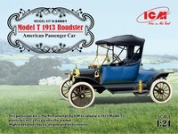 1:24 Icm Kit Model T 1913 Roadster American Passenger Car Kit ICM24001 Modellbau
