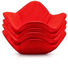 Microwave Bowl Cozies Warmers Set 4 Microfiber Heat Resistant Cold Bowls