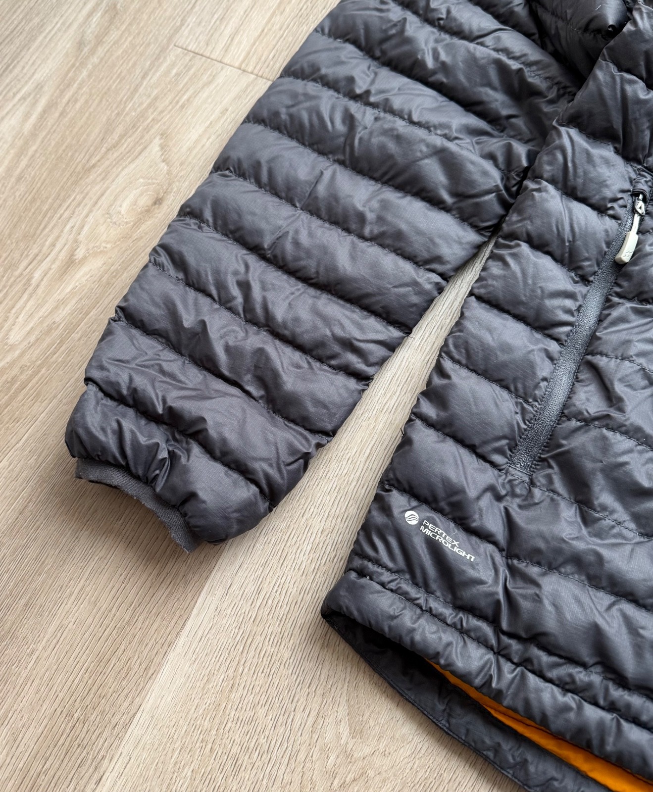 Rab Pertex Microlight Down Dark Gray Jacket Puffe… - image 2