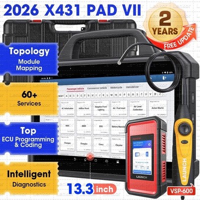 2026 LAUNCH X431 PAD VII ELITE PAD 7 PRO Diagnostic Scan Key Programming Coding