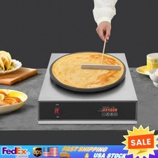 1650W Electric Crepe Maker Machine Commercial Pancake Kitchen Maker Non-Stick