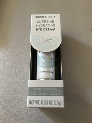 Trader Joe's Supreme Hydrating Eye Cream Collagen CoQ10 Plant Extracts 0.53oz