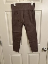 JoyLab High-Rise Ribbed Seamless 7/8 Leggings Size Large