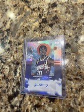 2025/26 Topps Contemporary Marks Foil Rasheer Fleming  Auto Autograph RC Suns