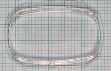 Digital Scheibenuhr Ruhla M24-34, Ersatzglas, unverbaute Lagerware