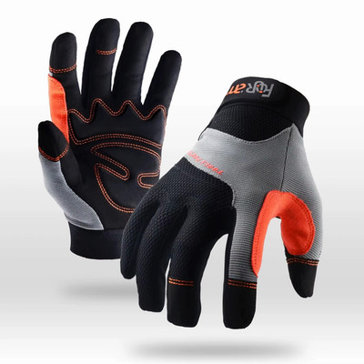 1 Pair High Dexterity Work Gloves for Men  Women , Touch Screen Compatible wi