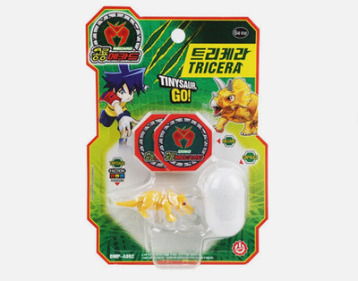 Dino Mecard Tinysaur TRICERA Triceratops Dinosaur Transforming Robot Toy Figure