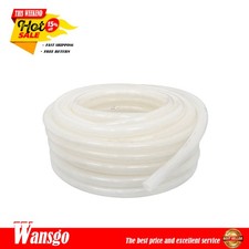 Braided Clear Vinyl Tubing 1/2" ID 3/4" OD PVC High Pressure Water Hose 50FT
