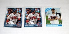 2015 Eddie Rosario Topps Update 341 & Heritage 674 Rookie RC Lot (x3)  Twins