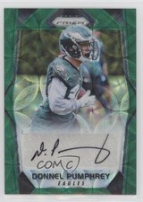 2017 Panini Prizm Rookie Green Scope 86/99 Donnel Pumphrey #RA-DP Auto 0lv3