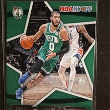 Panini 2020-21 NBA Hoops Lights Camera Action Insert Jayson Tatum #6 Celtics
