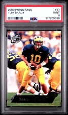 2000 Press Pass Tom Brady RC #37 Rookie PSA 9 Mint