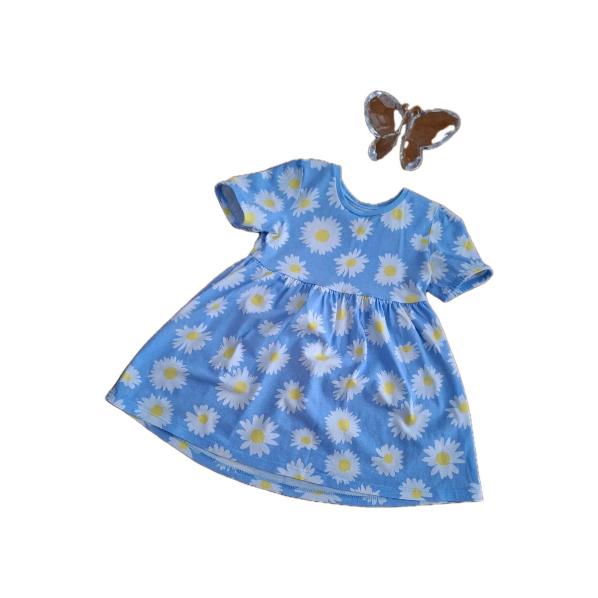12-18 Months Matalan Daisy Print Light Blue Thin Short Sleeve Girls Summer Dress | eBay UK 12-18 Months Matalan Daisy Print Light Blue Thin Short Sleeve Girls Summer Dress | eBay UK