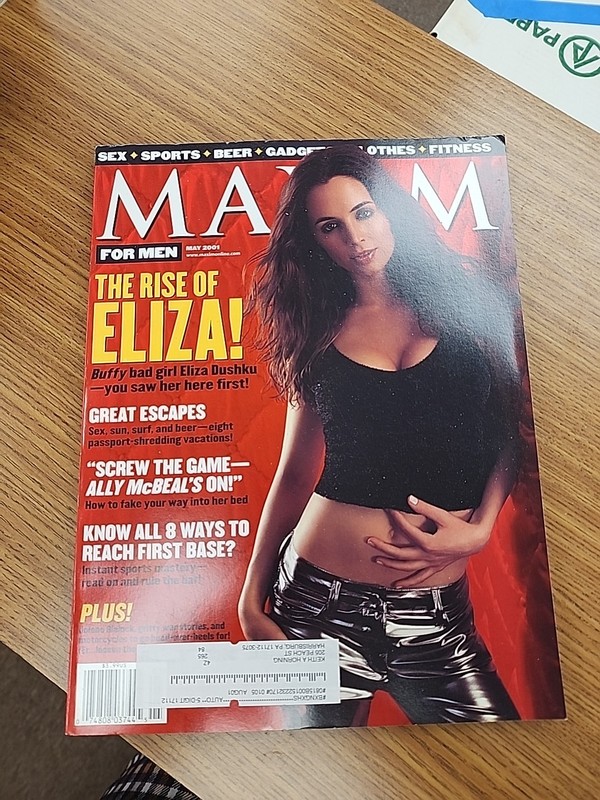 MAY 2001 MAXIM MAGAZINE #41 ELIZA DUSHKU COVER