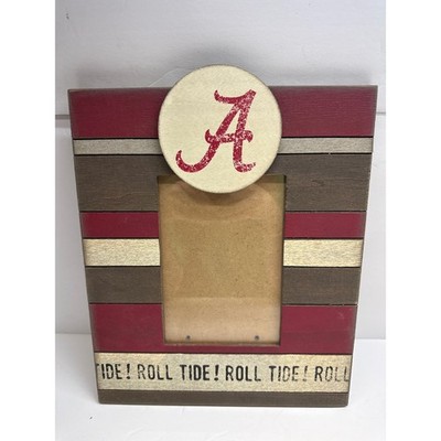Glory Haus Alabama Crimson Tide Roll Tide Wooden Picture Frame 10x12 Vintage A