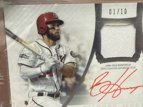 Carte firmate BRYCE HARPER Diamond Icons 01/10 - Foto 12 di 16
