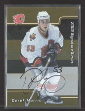 2002 In The Game Signature Series Derek Morris #177 auto gold