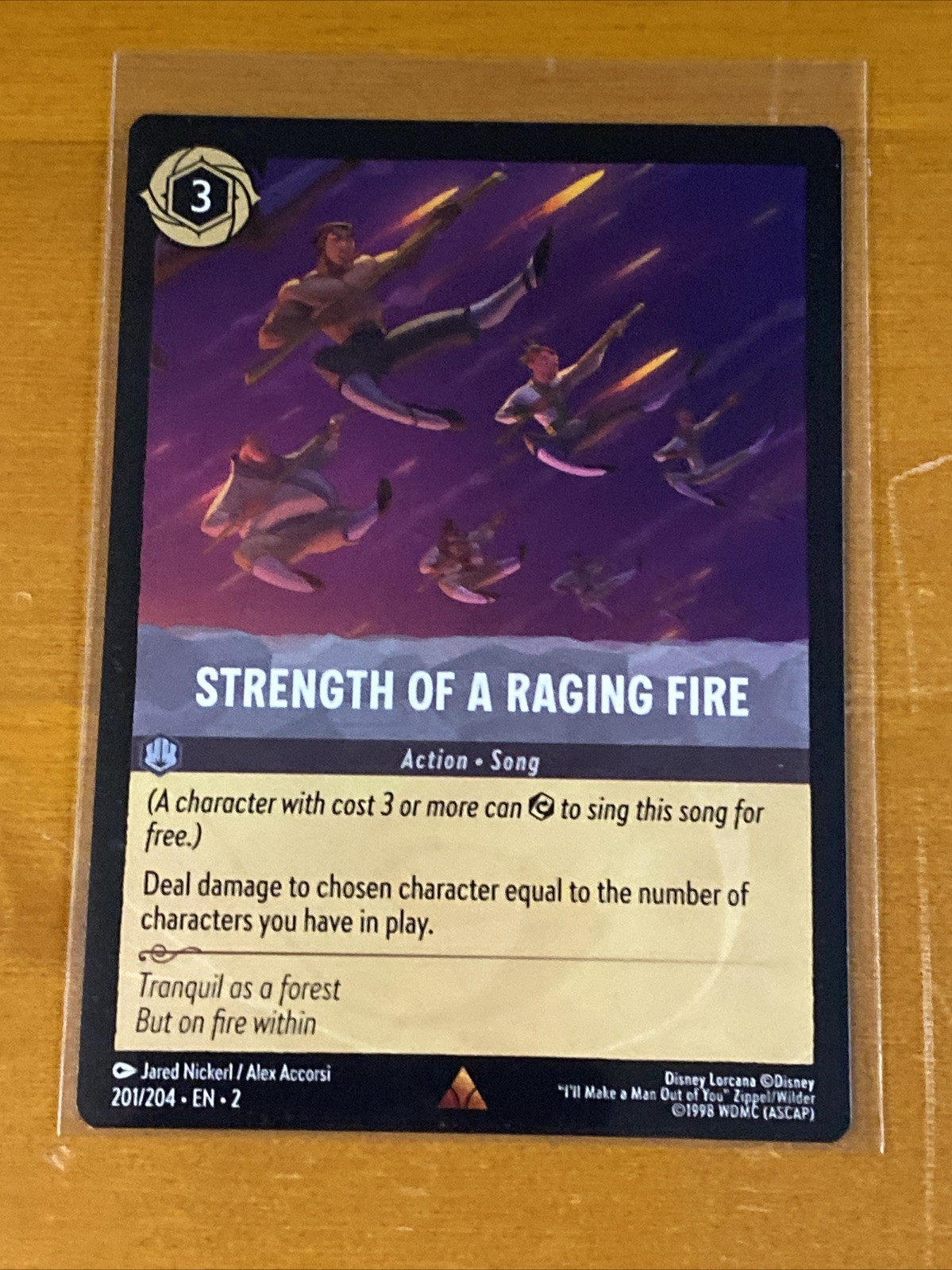 Strength of a Raging Fire 2023 Rise of the Floodborn #201/204 Base