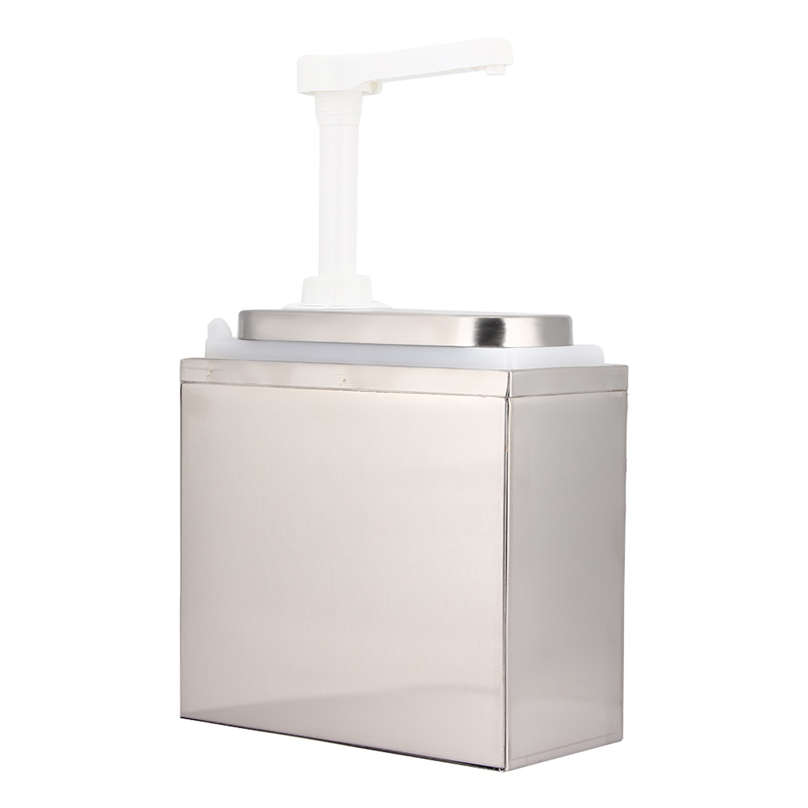 NEW Plastic Sauce Pump Sauce Feeder Sauce Dispenser 1L With Base