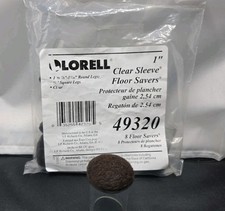 Pack of 8 Lorell Genuine OEM Wrap-Around Clear Sleeve Floor Saver 49320