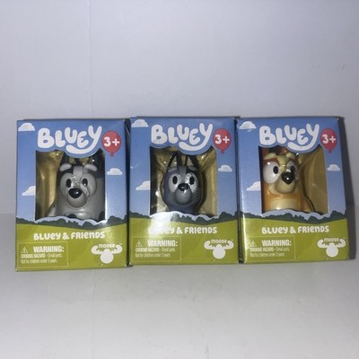 Bluey & Friends Mini Figures Lot of 3 NEW Sealed Moose Toys Collectible