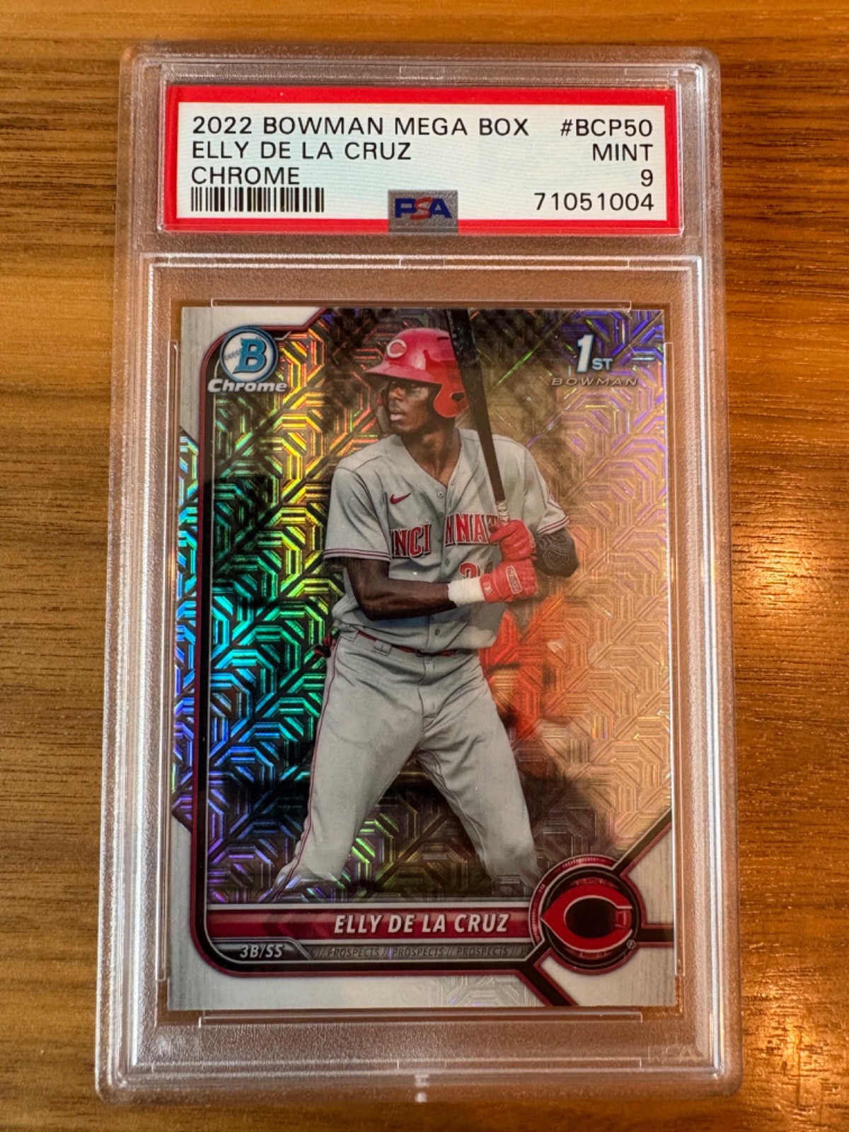 2022 Bowman - Chrome Prospects Elly De La Cruz #BCP-50 Mojo (RC)
