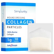 Simpurity Collagen Dressing Powder 10-Pack, 1g Ea. Wound Care & Healing