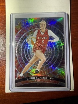 Sophie Cunningham 2025 Panini Select WNBA #10 Color Wheel SSP Case HIT Fever