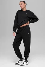 AIo Yoga Sport Set Accolade Crew Neck Pullover+Sweatpant Suit Women Classic Wear