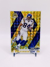2025 Panini Mosaic - Randy Moss #134 Reactive Yellow Mosaic Prizm