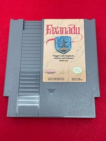 NES FAXANADU w BOX MANUAL FOAM NICE LABEL SHINEY BOX TESTED WORKING