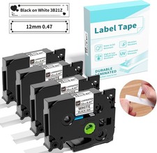 Image of Laminated Tapes for H1100 Label Maker Replacement for Brother 6-24 mm label tape