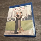 Dave (Blu-ray, 1993) Kevin Kline Sigourney Weaver President Romantic Comedy