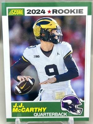 2024 Score #8 J.J. McCarthy 35th Anniversary Rookies