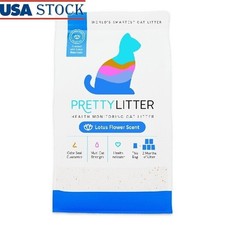 Health Monitoring Cat Litter Odor Control Lightweight Crystals Lotus Scent 8lb