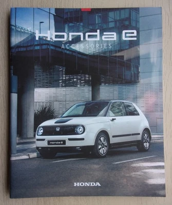 Honda E Orig 2020 UK Mkt Full 28pp Zubehör Verkaufsprospekt - Bild 1 von 4