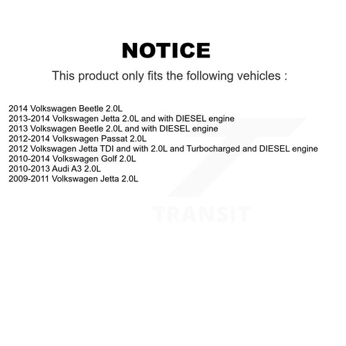 Engine Crankshaft Position Sensor For Volkswagen Jetta Golf Passat Beetle Audi - Picture 2 of 7