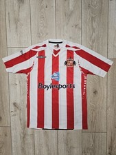 SUNDERLAND 2007 2008 HOME FOOTBALL SHIRT SOCCER JERSEY VINTAGE S UMBRO