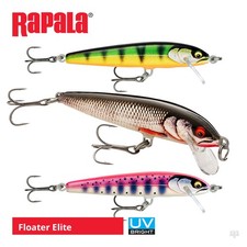 Rapala Floater Elite Lures - Pike Zander Perch Trout Salmon Bass Fishing Tackle