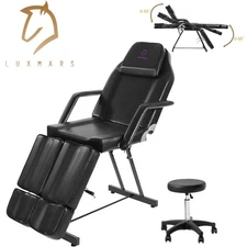 Facial Chair Split Leg 72in Tattoo ChairAdjustable Massage Table for Esthetician
