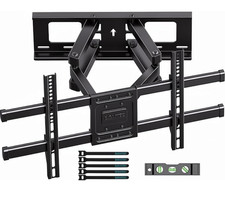 Full Motion TV Wall Mount for 37-85 Inch TVs, Hold up to 132lbs, Heavy Duty Swiv