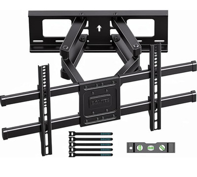 Full Motion TV Wall Mount for 37-85 Inch TVs, Hold up to 132lbs, Heavy Duty Swiv