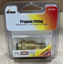 Mr. Heater F276139 Propane 1/4-Inch Male Pipe Thread Soft Nose P.O.L Fitting NOS