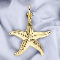 AnhäNger Seestern 333 Gold Gelbgold GoldanhäNger