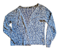 Cardigan blau-weiß Gr. 40/42