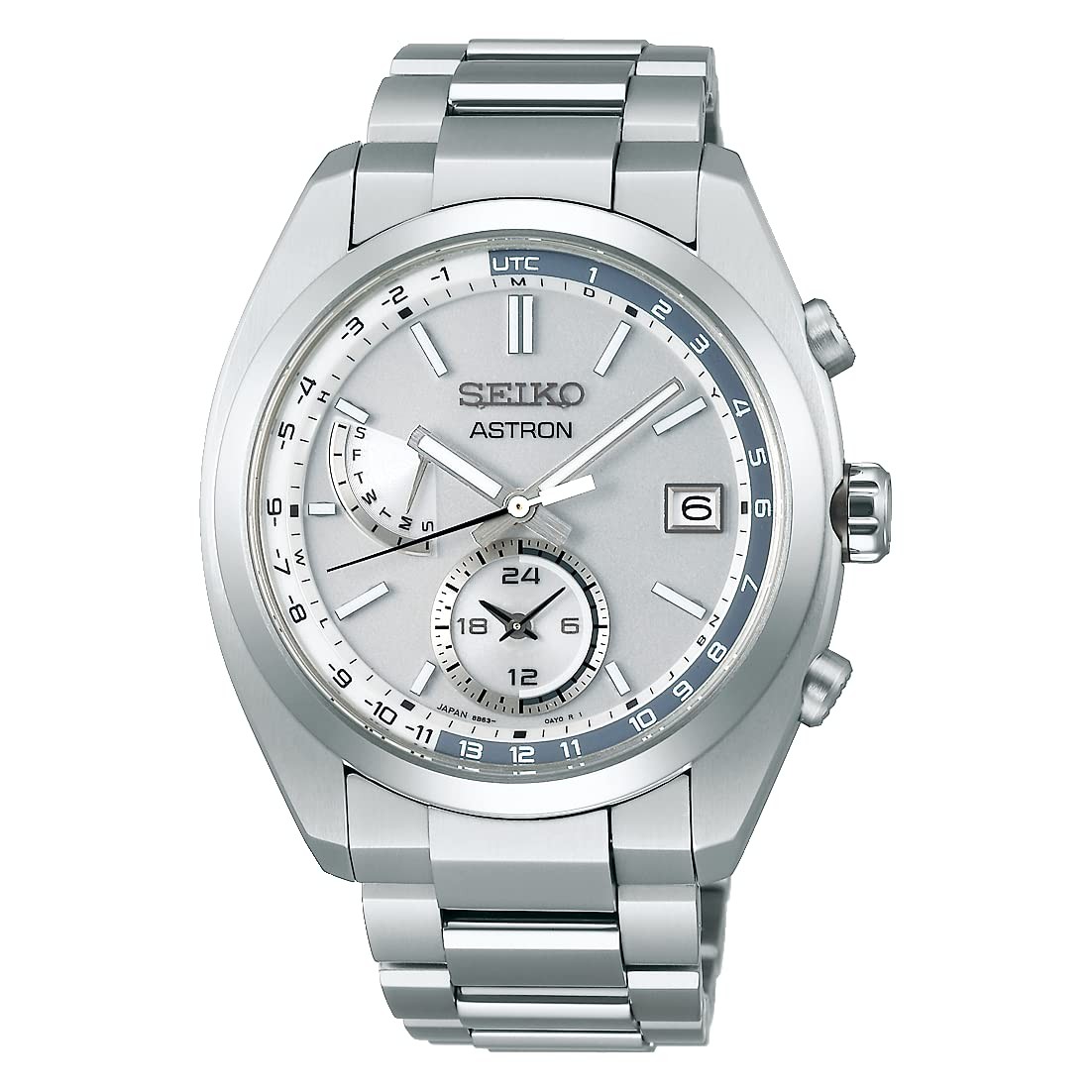 SEIKO ASTRON アストロン シルバー SBXY009 SEIKO Astron SBXY009 Silver Titanium Radio Solar Men's Watch New