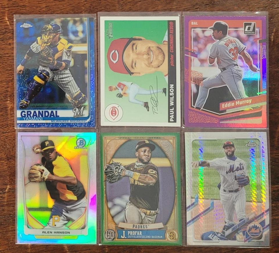 Gran Lote de 80 Tarjetas de Béisbol Automáticas, RC, Prizm, Inserciones Refractor - Blackmon Bryan Foto 3 de 4