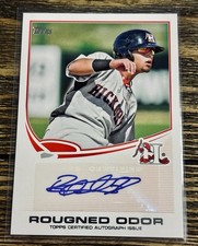 Rougned Odor 2013 Topps Pro Debut #PDA-RO Autographed Rookie Card. rookie card picture