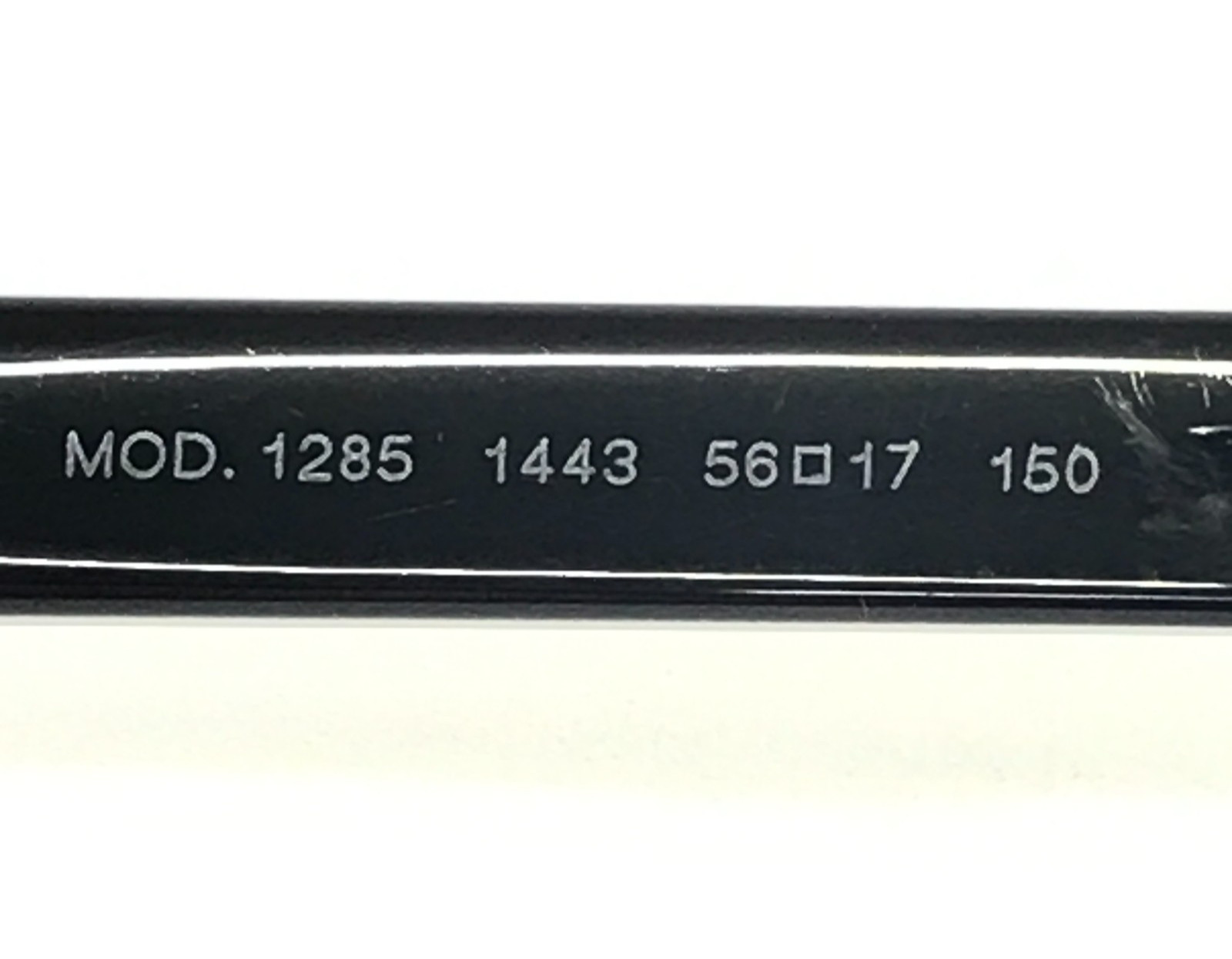 Versace Eyeglasses Frames MOD.1285 1443 Black Gold Rectangle Full Rim 56-17-150 thumbnail 11